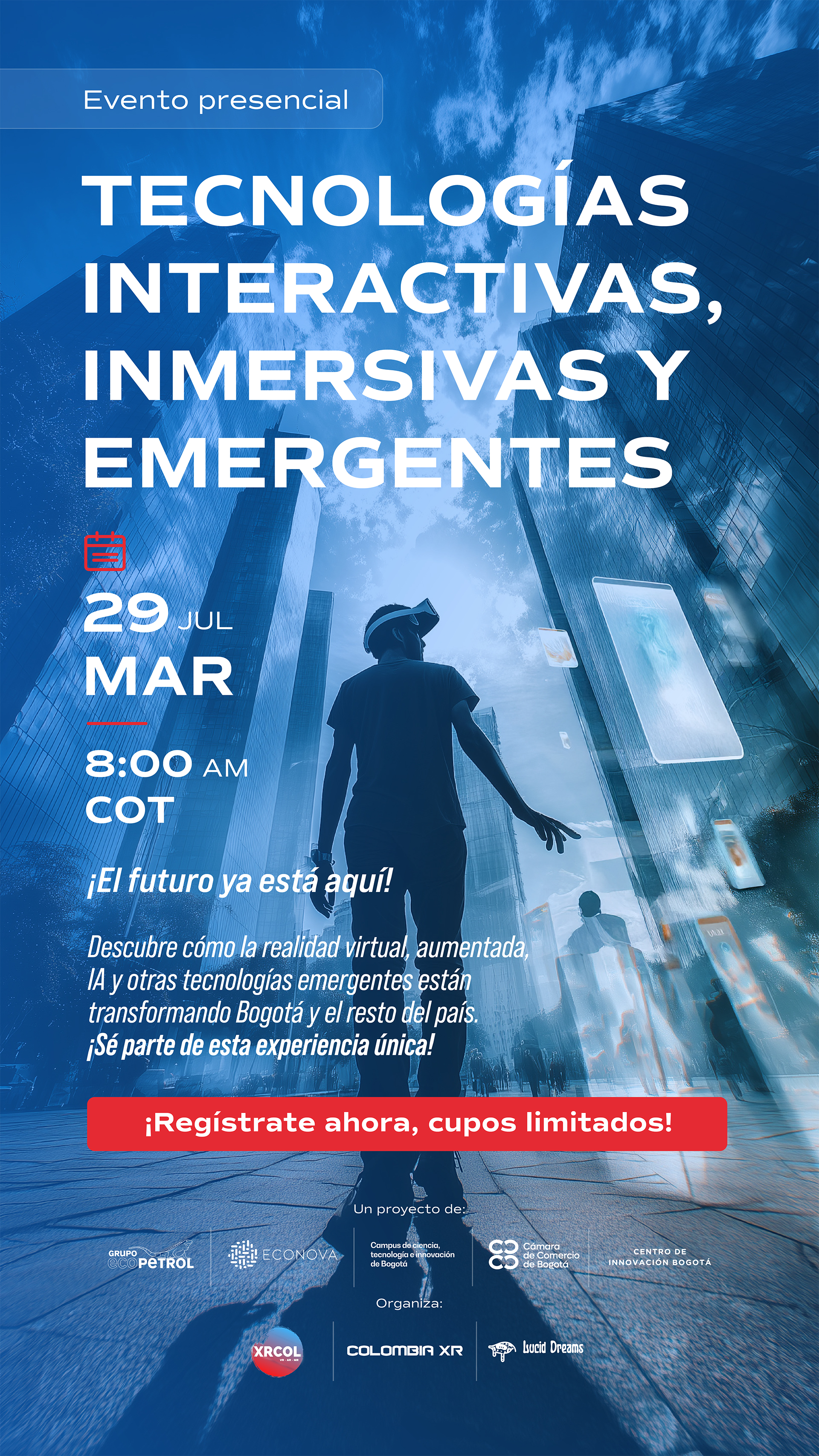 Poster del ColombiaXR Encuentro 2025